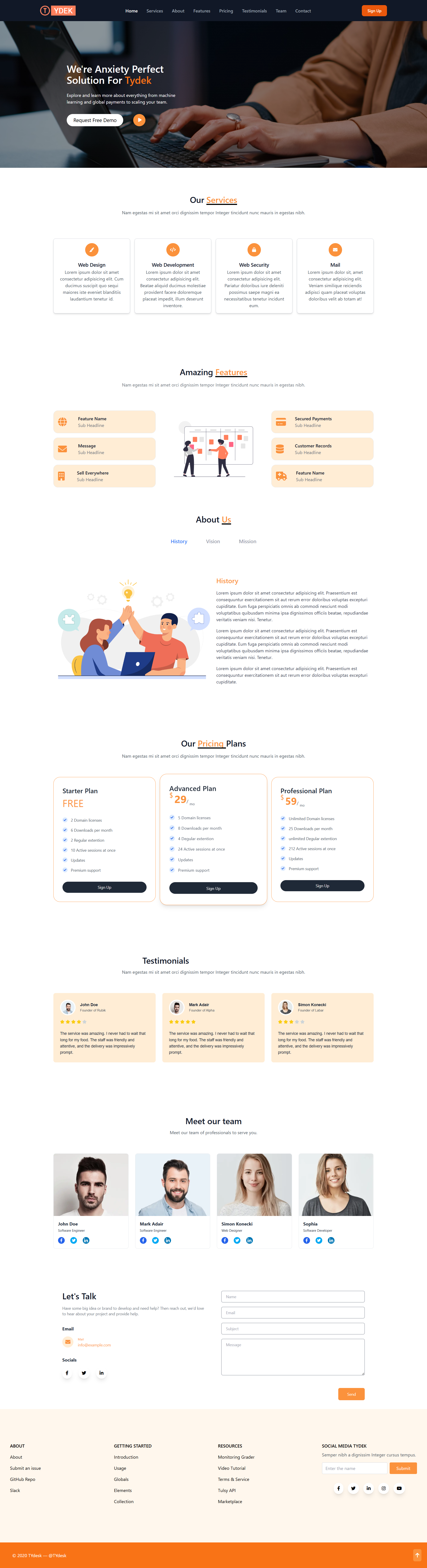 Agency Website